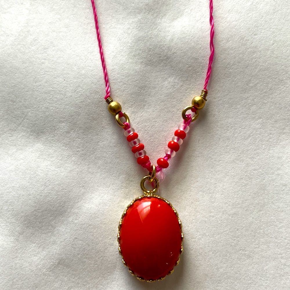Juicy Couture pink necklace